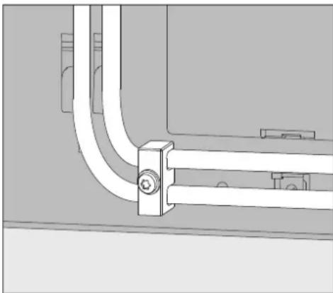 MIELE DOS G 801 Flex - Trækaflastning til doseringssslanger - 1