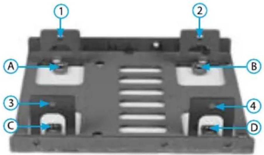 StarTech.com BRACKET25X2 - 製品圖 - 1