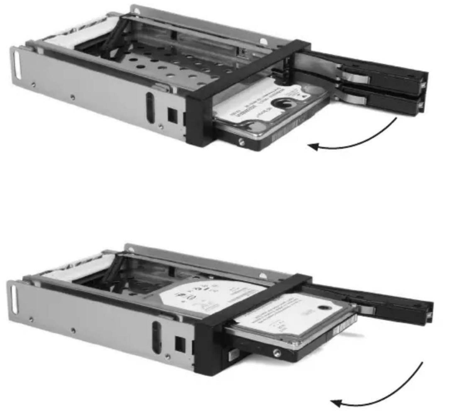 StarTech.com HSB220SAT25B - ドライブの取り付け - 2