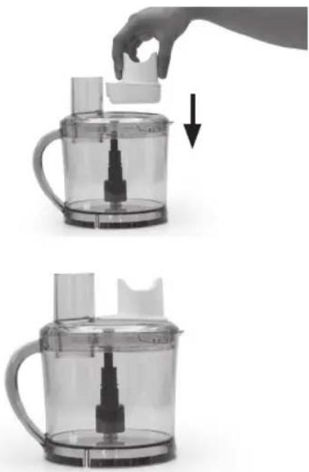 BREVILLE All In One BSB530 - Attaching gearbox to food processing bowl lid - 1