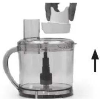 BREVILLE All In One BSB530 - TO DETACH THE GEARBOX FROM THE LID - 1