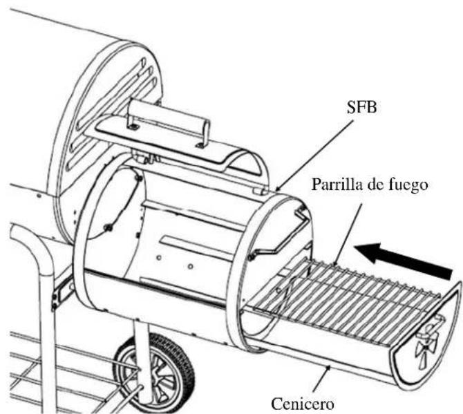 SFB Parrilla de fuego Cenicero