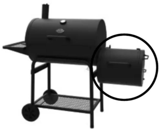 Char-Griller Side Fire Box 72424 - DEVOLVER A LA TIENDA PARA CUALQUIER PREGUNTA O DUDAS SOBRE ESTE PRODUCTO - 1