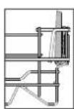 HOTPOINT HFC 3C41 CW X - SKLADANE POLECKI Z REGULOWANYM POLOZENIEM - 1