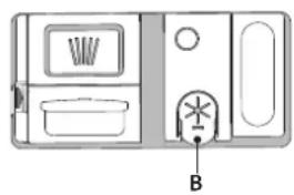 HOTPOINT HFC 3C41 CW X - RIEMPIMENTO DEL DISTRIBUTORE BRILLANTANTE - 1