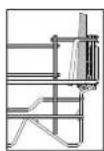 HOTPOINT HFC 3C41 CW X - VOLETS PLIABLES AVEC POSITIONS AJJUSTABLES - 1