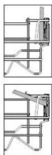 HOTPOINT HFC 3C41 CW X - FOLDABLE FLAPS WITH ADJUSTABLE POSITION - 1