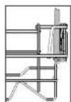 HOTPOINT HFC 3C41 CW X - SUJECCIONES PLEGABLES CON POSICION AJUSTABLE - 1