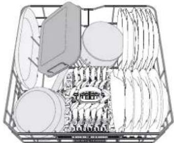 HOTPOINT HFC 3C41 CW X - LOWER RACK - 1