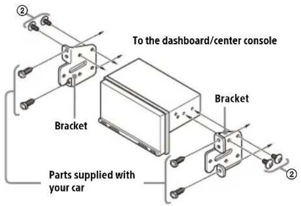 SONY XAVAX5600 - Mounting the unit in a Japanese car - 1