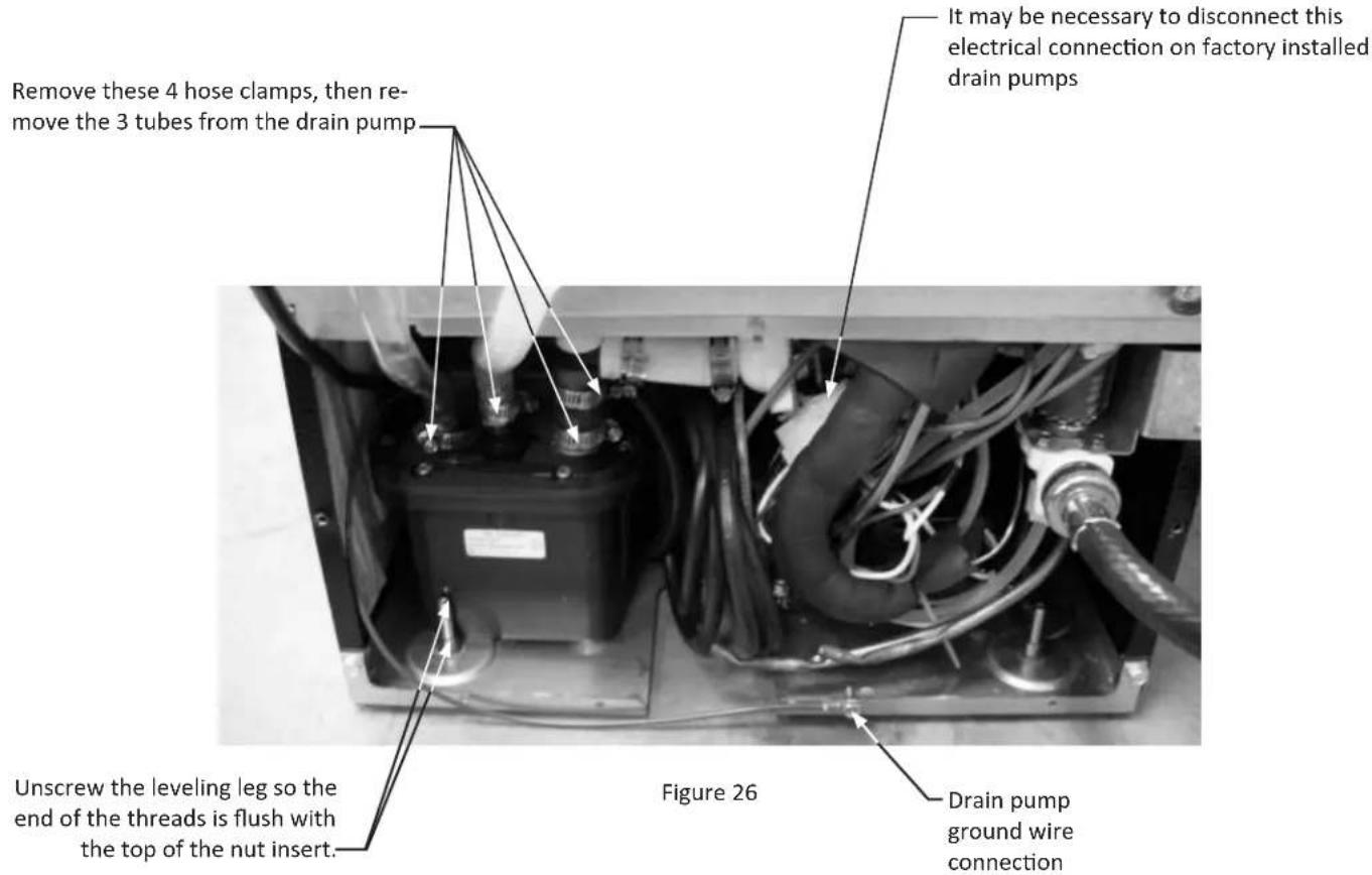 Marvel 30iMAT - Drain Pump Removal Instructions: - 2