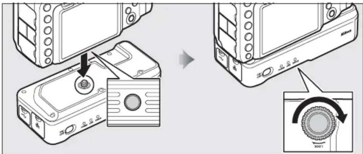 NIKON WT7 - Fermez le volet du logement pour accumulateur. - 2