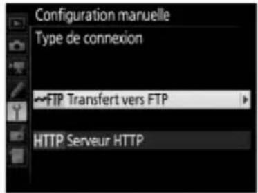 NIKON WT7 - Sélectionnez Configuration manuelle. - 2