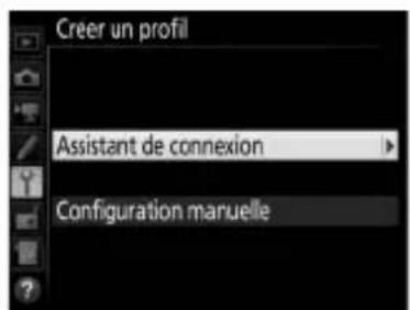 NIKON WT7 - Démarrez l'assistant de connexion. - 1