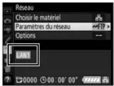NIKON WT7 - Affichez les profils réseau. - 2