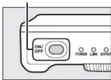 NIKON WT7 - Appuyez sur le bouton marche-arrêt pendant une seconde environ pour mettre le WT-7 sous tension. - 1
