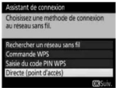 NIKON WT7 - ■Directe (point d'accès) - 1