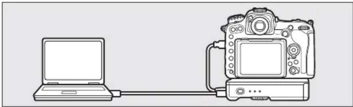 NIKON WT7 - Branchez un câble Ethernet. - 1