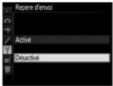 NIKON WT7 - Repère d'envoi (mode transfert vers FTP uniquement) - 1