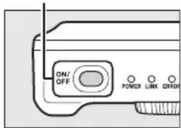 NIKON WT7 - Appuyez sur le bouton marche-arrêt pendant une seconde environ pour mettre le WT-7 sous tension. - 1