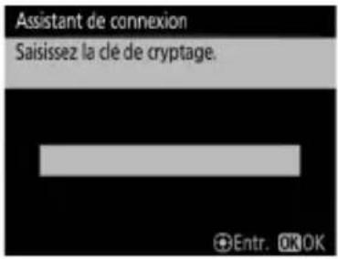 NIKON WT7 - Saisissez la clé de cryptage. - 1