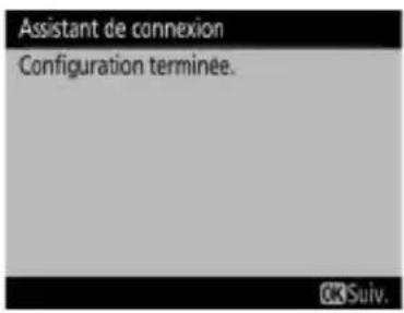 NIKON WT7 - Appuyez sur la commande Ⓞ de l'appareil photo. - 2
