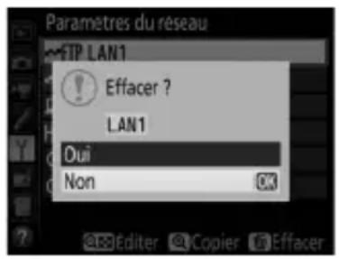 NIKON WT7 - Suppression de profils réseau - 1