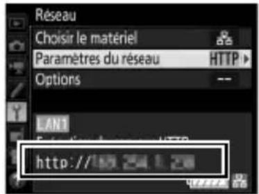 NIKON WT7 - Saisissez l'URL de l'appareil photo. - 1