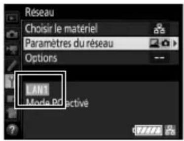 NIKON WT7 - Affichez les profils réseau. - 2