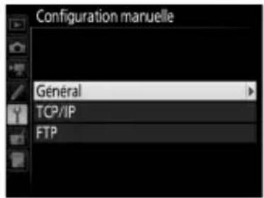 NIKON WT7 - Sélectionnez Configuration manuelle. - 3