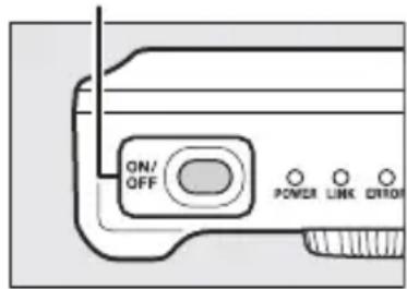 NIKON WT7 - Appuyez sur le bouton marche-arrêt pendant une seconde environ pour mettre le WT-7 sous tension. - 1