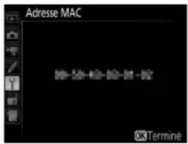 NIKON WT7 - Adresse MAC - 1