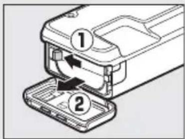 NIKON WT7 - Retrait de l'accumulateur - 1