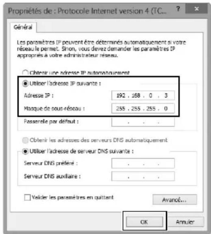 NIKON WT7 - Saisissez une adresse IP et un masque de sous-réseau. - 1