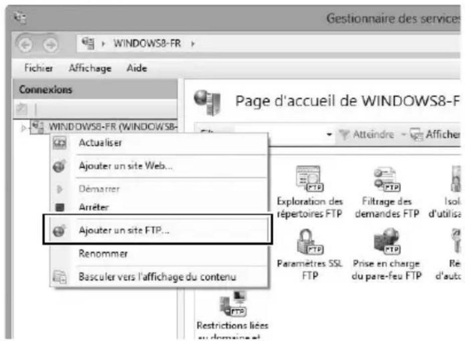 NIKON WT7 - Sélectionnez Ajouter un site FTP... - 1
