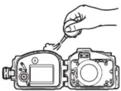 NIKON WPN2 - Inspectez le logement du joint torique. - 1
