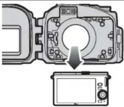 NIKON WPN2 - ウォータープルーフケースを開け、中のカメラを取り出す - 1