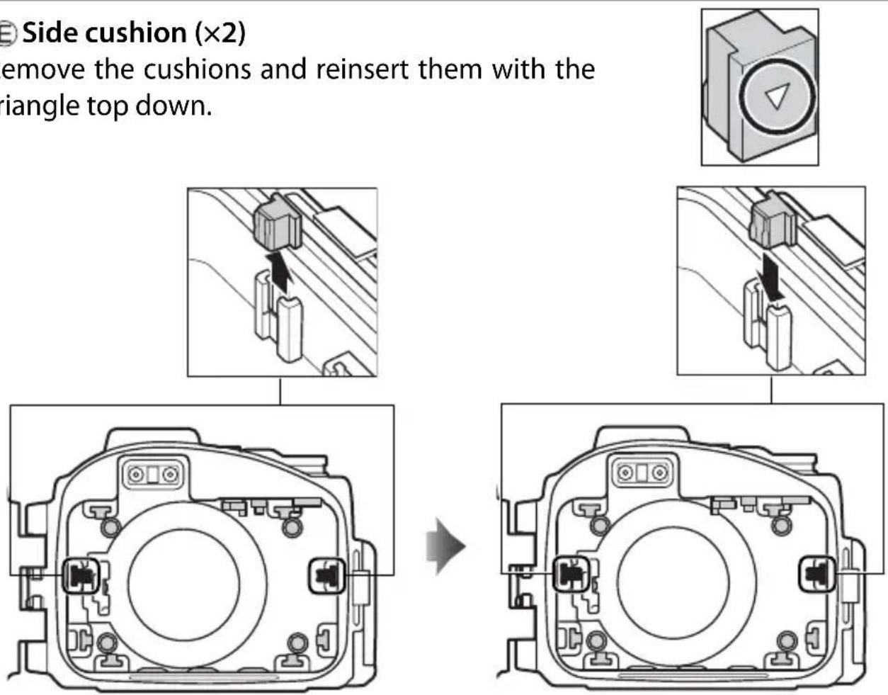 NIKON WPN2 - E Side cushion (×2) - 1