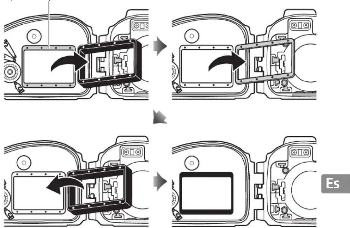 NIKON WPN2 - Ⓐ Parasol interior/ Separador de parasol interior (×1) - 1