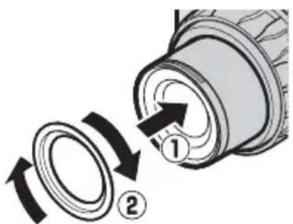 NIKON WPN2 - Fixez la bague anti-refl et. - 1