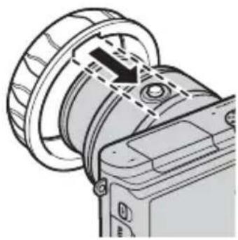 NIKON WPN2 - 좀 기어 슬리브를 부착합니다. - 1