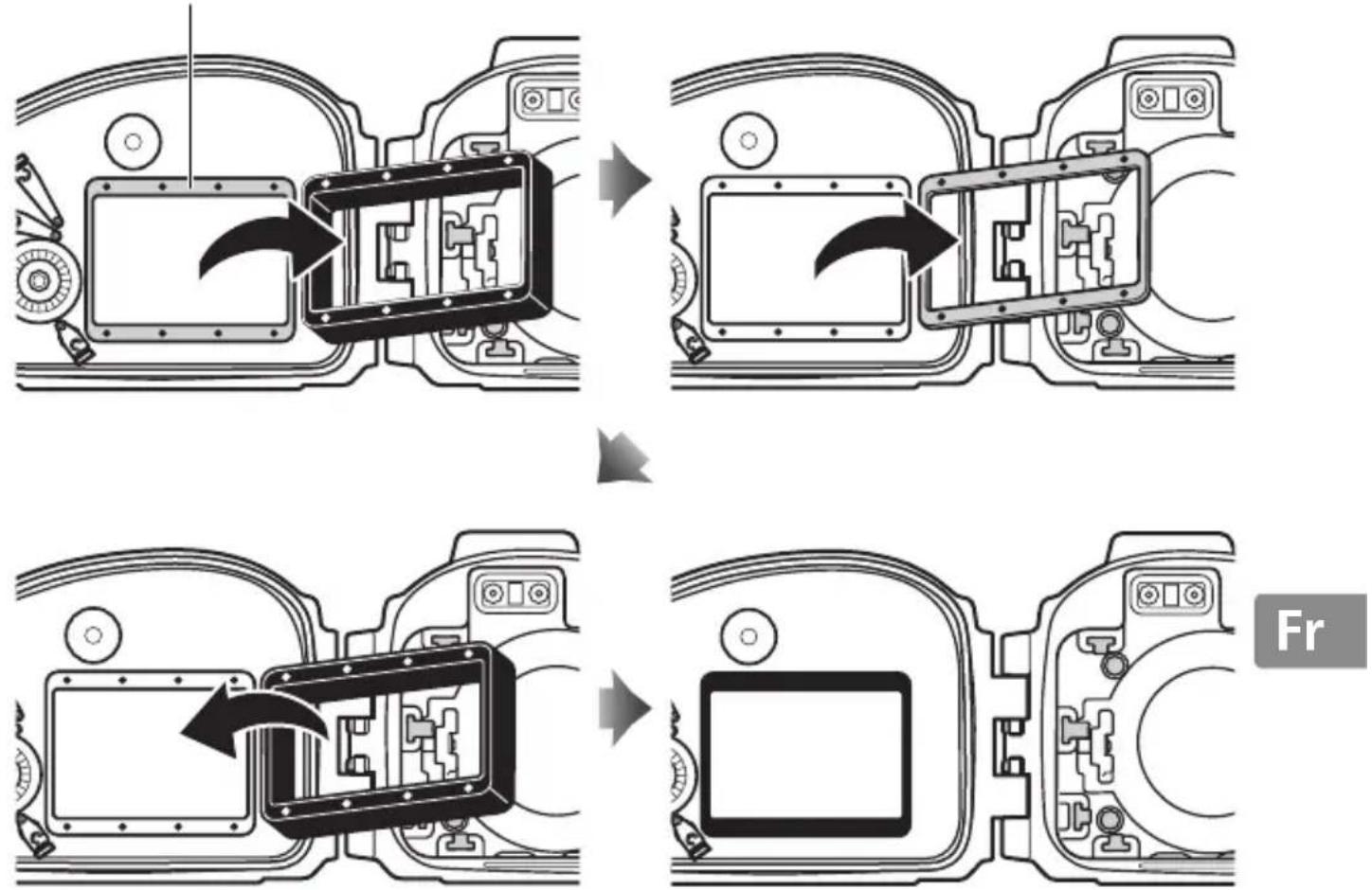 NIKON WPN2 - Ⓐ Maintien interne/ Cadre de maintien interne (×1) - 1
