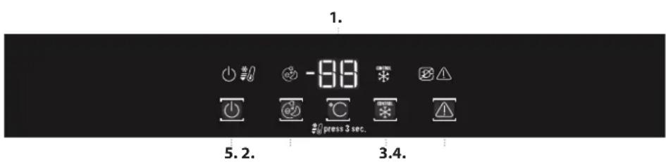 HOTPOINT BF 1801 E F1 - PANEL DE CONTROL - 1