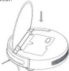 Xiaomi Mi Robot VacuumMop Essential - Nettoyage du compartment à poussière avec réservoir d'eau 2-en-1 - 4