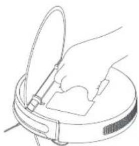 Xiaomi Mi Robot VacuumMop Essential - Curățarea compartmentului pentru praf cu rezervor de apă 2-in-1 - 1