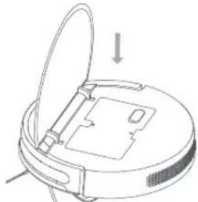 Xiaomi Mi Robot VacuumMop Essential - Czyszczenie pojemnika na kurz typu 2 w 1 ze zbiornikiem na wode - 4