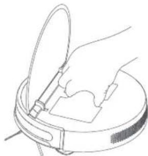 Xiaomi Mi Robot VacuumMop Essential - Czyszczenie pojemnika na kurz typu 2 w 1 ze zbiornikiem na wode - 1