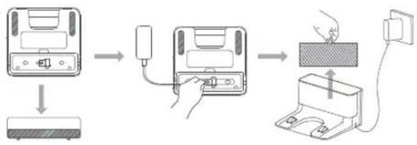 Xiaomi Mi Robot VacuumMop Essential - Collegare all'alimentazione. - 1