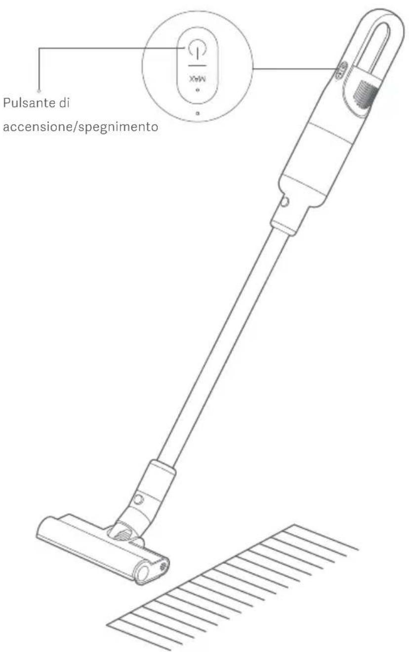 Xiaomi Mi Vacuum Cleaner Light - Accensione/spegnimento e aspirazione - 1