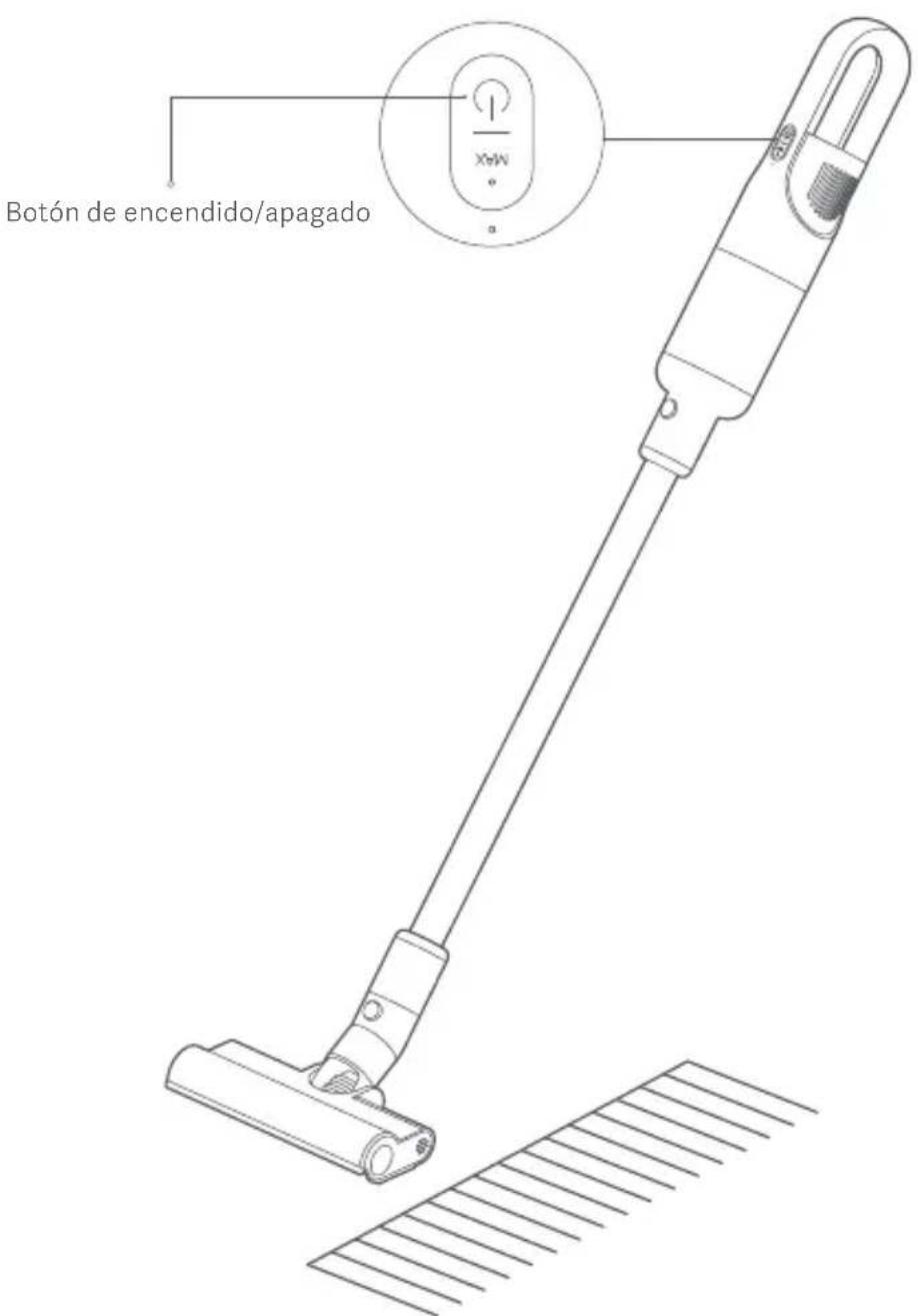 Xiaomi Mi Vacuum Cleaner Light - Encender/apagar y aspirado - 1